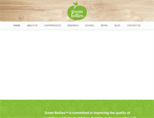 Tablet Screenshot of greenbellies.com